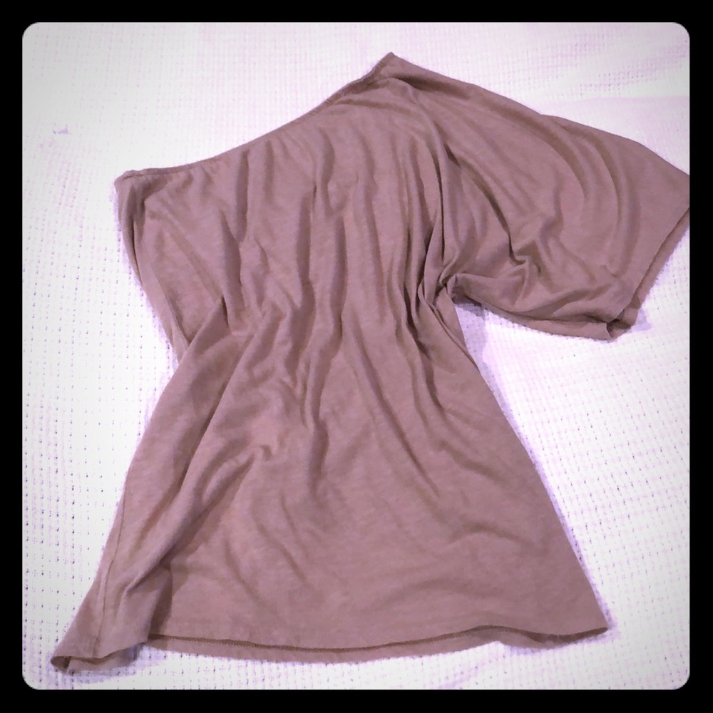 Michael Stars One Shoulder Tan Top *Almost New*